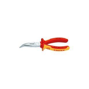 Плоскі круглогубці з ріжучими кромками хромовані 160 мм Knipex 25 26 160