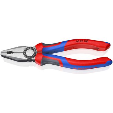 Плоскогубцы комбинированные KNIPEX 03 02 180