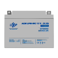 Аккумулятор мультигелевый LPM-MG 12V - 26 Ah