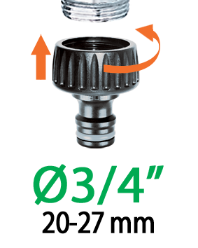 Claber Тележка со шлангом 25м 5/8" "METAL COMPACT PRONTO 25"