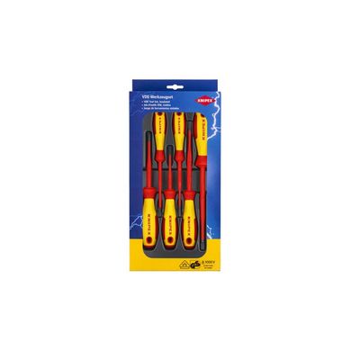 Набір викруток по нормам VDE прямий шліц / Phillips® KNIPEX 00 20 12 V02