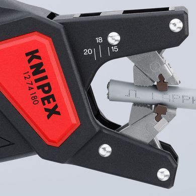 Автоматический инструмент для удаления изоляции из плоских кабелей KNIPEX 12 64 180