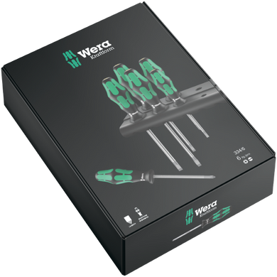 Набір викруток WERA KRAFTFORM PLUS 334/6 RACK, 05105650001
