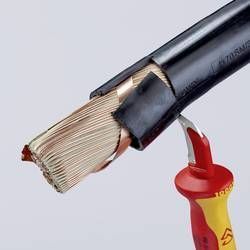 Нож для удаления изоляции Knipex 98 55, 180 мм с пяткой