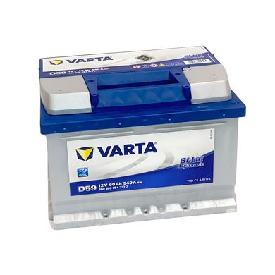 Автомобільний акумулятор VARTA Blue Dynamic (D59) 60Ah 540A R+ (LB2) (h=175)