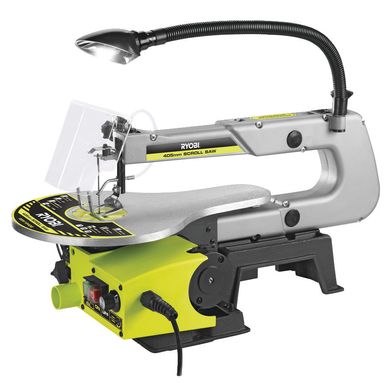 Ryobi Лобзик стаціонарний RSW1240G 125Вт, 550-1700об•хв, хід 20мм, ріжуча здатність 405мм