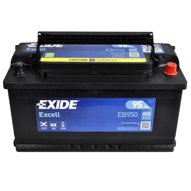 Автомобильный аккумулятор EXIDE Excell (EB950) 95Аh 800Ah R+