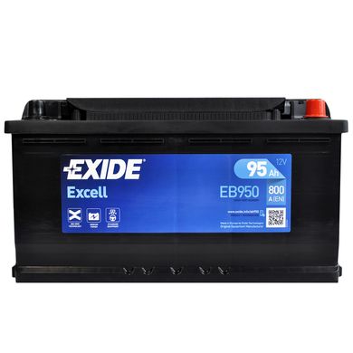 Автомобильный аккумулятор EXIDE Excell (EB950) 95Аh 800Ah R+