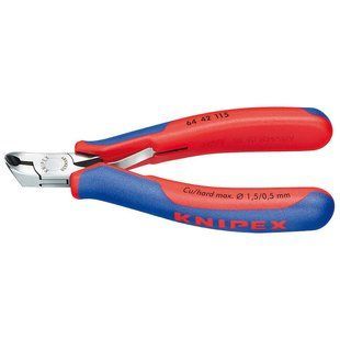 Кусачки торцеві для електроніки KNIPEX 64 42 115