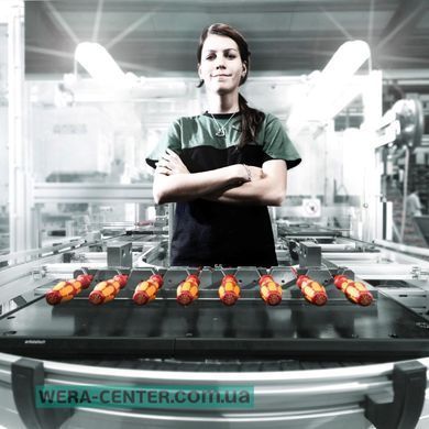 Набор отвёрток WERA Kraftform 100 iS/7 Set 3. Часть из них &ndash; с зауженным стержнем, 05136018001