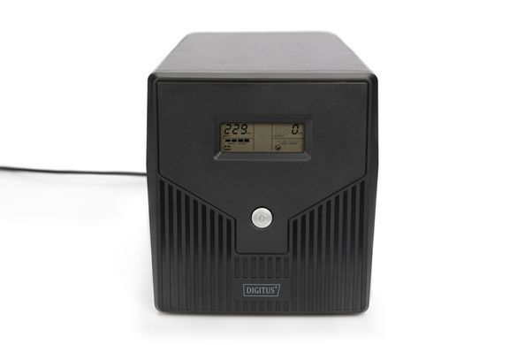 Источник бесперебойного питания DIGITUS 2000VA/1200W, LCD, RJ45, RS232, USB, 4xSchuko