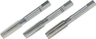 Метчики ручные M22x2.5, комплект из 3 штук DIN 352 HSS-G