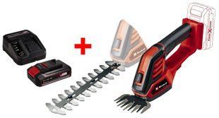 Ножницы для травы аккумуляторные Einhell GE-CG 18/100 Li Kit 18В PXC акб 1х2.5Ач 10см шаг реза 8мм 1.06кг