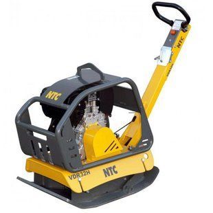 NTC Віброплита VDR32H з реверсом диз. двигун HATZ1B20 4,6к. с. 215кг. розмір плити 500*750мм (з колесами)