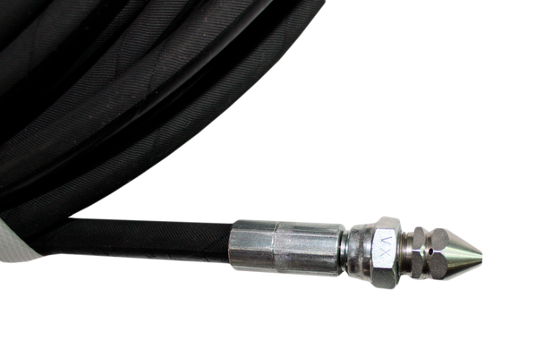 IDROBASE Комплект для промивання труб 20м сопло 040 Sewer hose 20m, inlet male KW type - flow rate 040