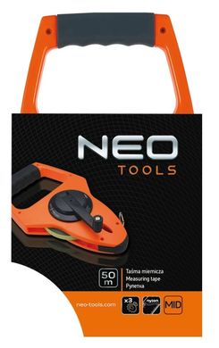 Neo Tools 68-150 Стрiчка вимiрювальна сталева, 50 м