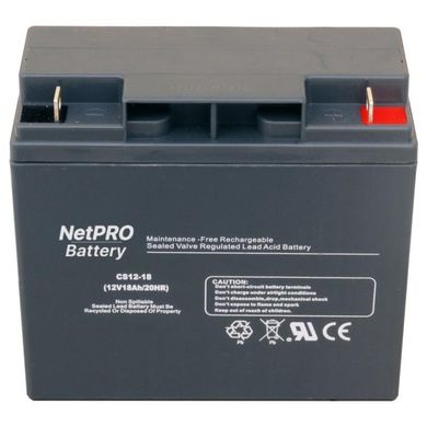 Акумуляторна батарея NetPRO CS 12-18D