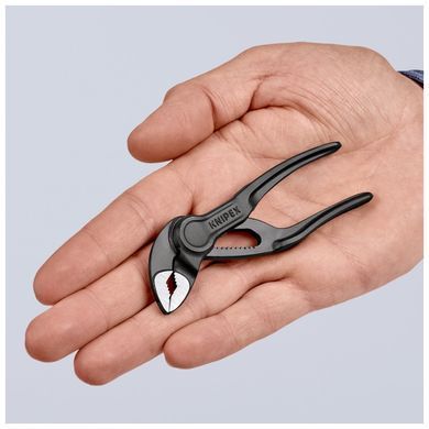 Высокотехнологичные сантехнические клещи Cobra XS 87 00 100 KNIPEX (Набор 8 шт. в подставке)