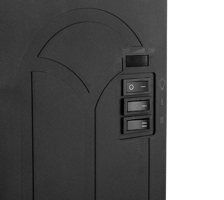 Neo Tools Камин электрический, декоративный, 30 м кв., 1500Вт, керамический нагрев. элемент (PTC), черный