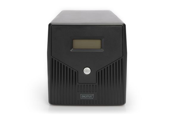 Источник бесперебойного питания DIGITUS 1000VA/600W, LCD, RJ45, RS232, USB, 4xSchuko